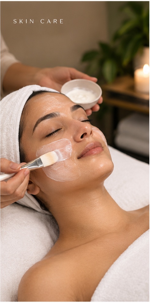 Skin care treatment at CHOPS